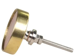Chic Antique Griffe, Haken & Hakenleisten-Griff aus Marmor mit Messingkante