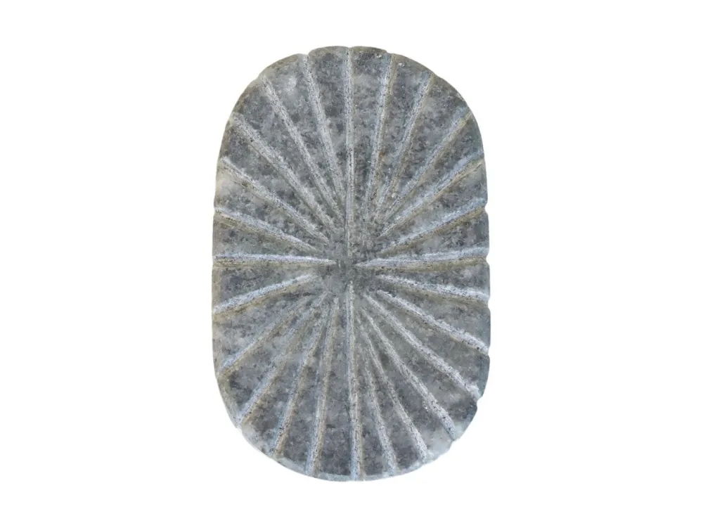 Chic Antique Griffe, Haken & Hakenleisten-Griff aus Marmor mit Rillen