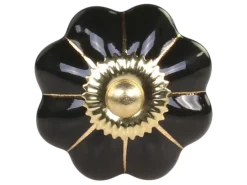 Chic Antique Griffe, Haken & Hakenleisten-Griff in Blumenform