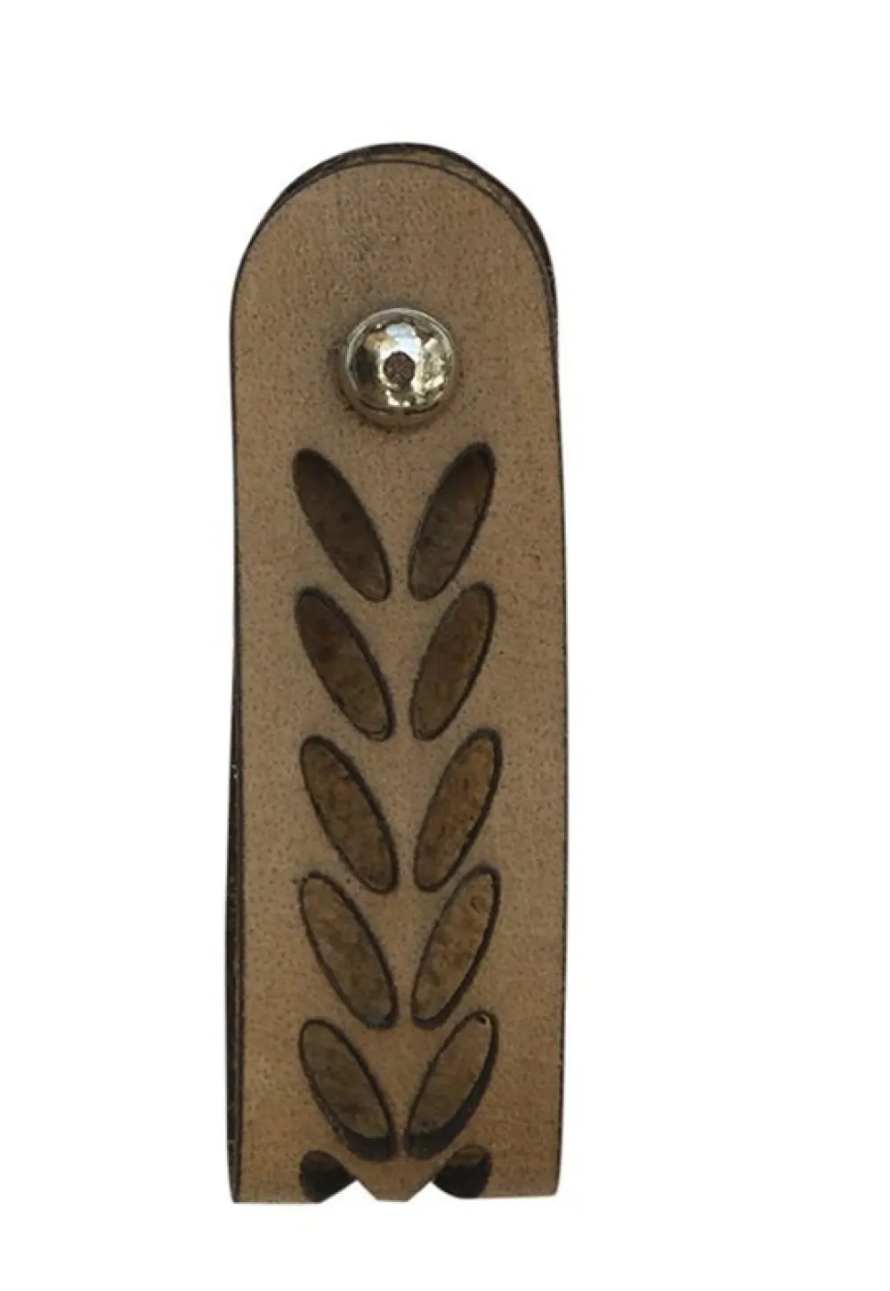Chic Antique Griffe, Haken & Hakenleisten-Griff Lochmuster Leder