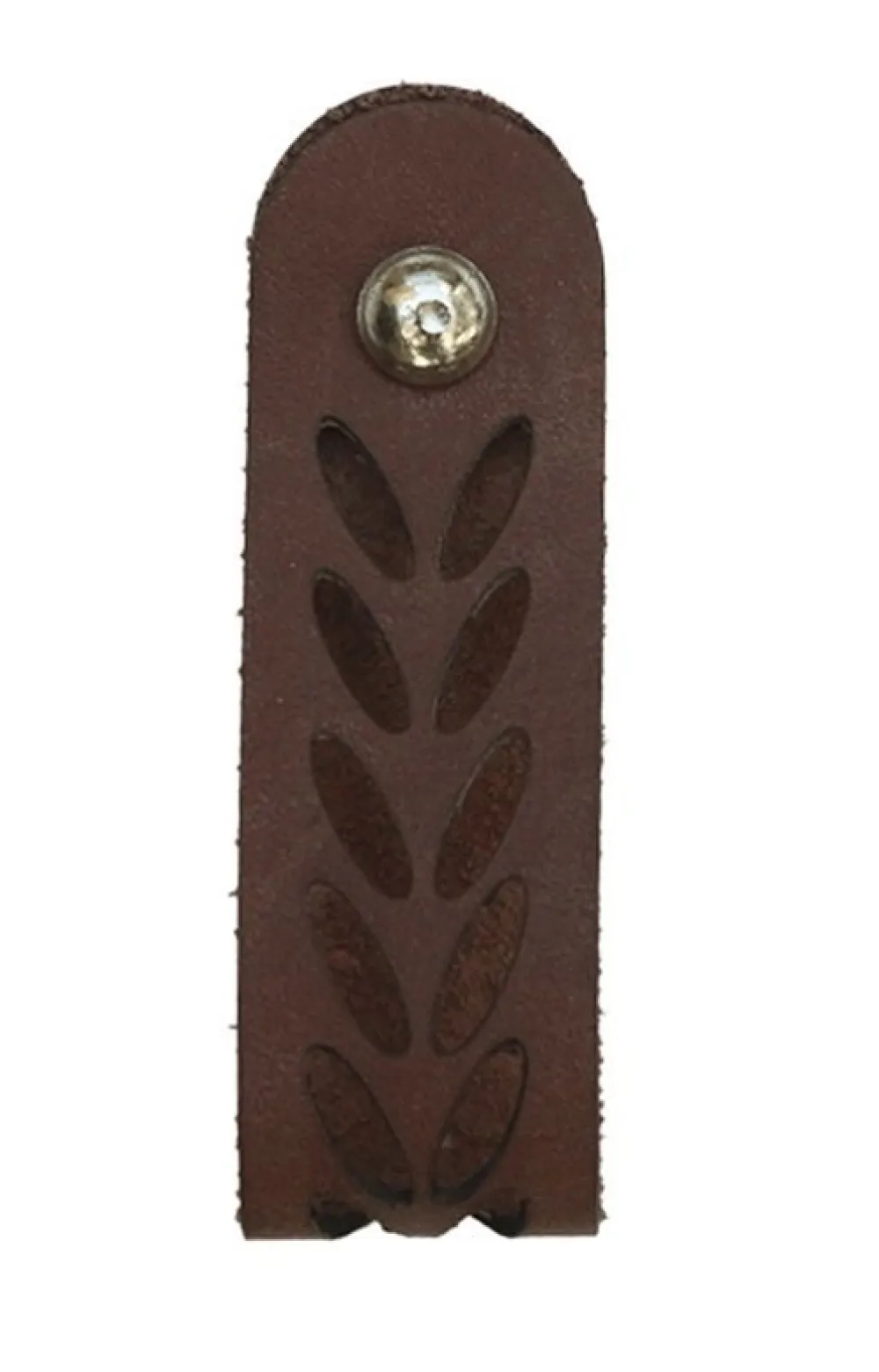 Chic Antique Griffe, Haken & Hakenleisten-Griff Lochmuster Leder