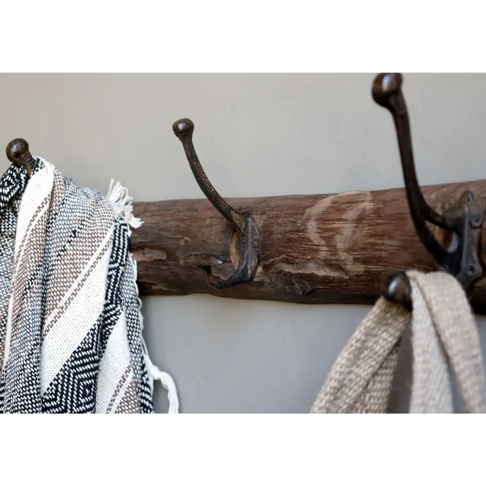 Chic Antique Garderoben|Griffe, Haken & Hakenleisten-Grimaud Garderobe, Kleiderhakenbrett mit 3 Haken