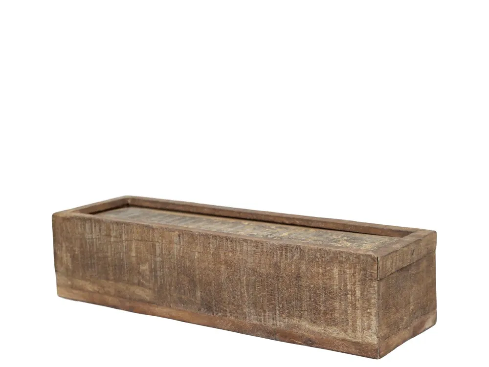 Chic Antique Kisten & Boxen|Ziegelformen & Holzboxen-Grimaud Kasten Masala
