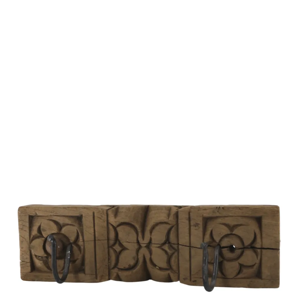Chic Antique Garderoben|Griffe, Haken & Hakenleisten-Grimaud Kleiderhakenbrett mit 2 Haken