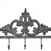 Chic Antique Griffe, Haken & Hakenleisten-Hakenleiste mit Dekor und 5 Haken
