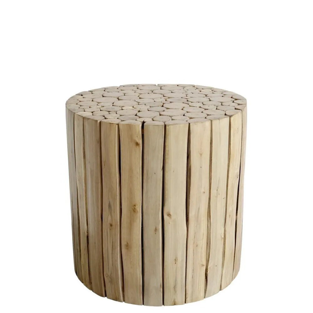 Chic Antique Hocker & Poufs-Hocker aus Eukalyptusholz
