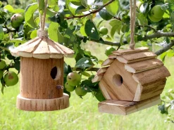 Chic Antique Vogelzubehör|Gartendekoration-Holz Vogelhaus für den Garten