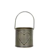 Chic Antique Teelichthalter|Windlichter-Hurricane Windlicht mit Dekor