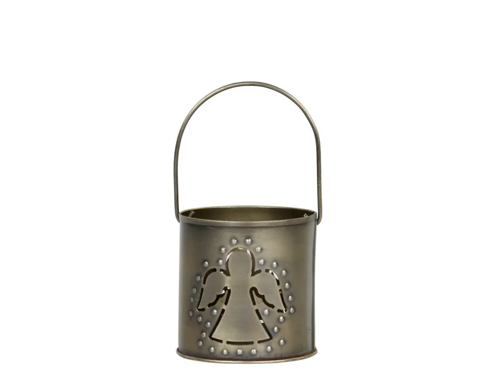 Chic Antique Teelichthalter|Windlichter-Hurricane Windlicht mit Dekor