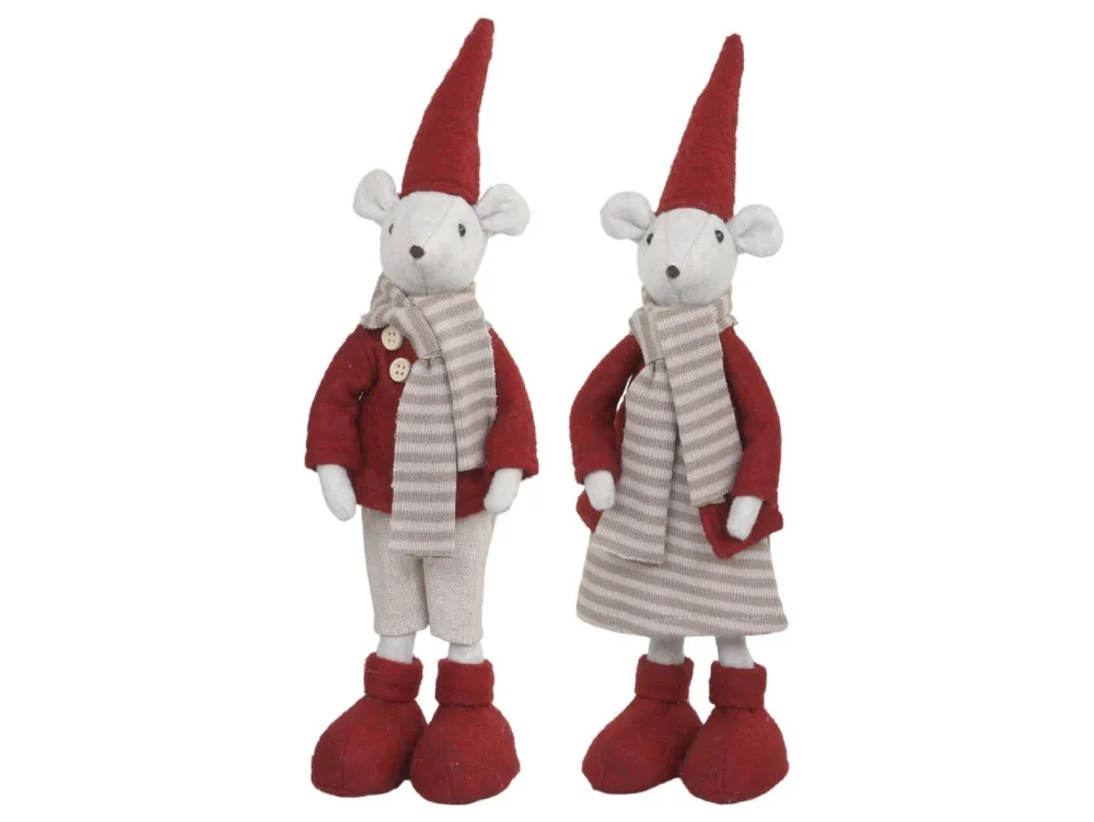 Chic Antique Weihnachtsdeko|Deko-Objekte & Figuren-Julius & Juliane Weihnachtsmäuse