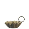 Chic Antique Weihnachtsdeko|Kerzenhalter Für Stabkerzen-Kammerleuchter mit Rillen antik messing