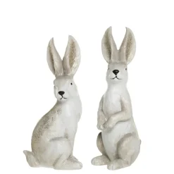 Chic Antique Oster-Deko|Deko-Objekte & Figuren-Kaninchen mit Glitzer im Set