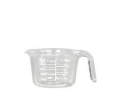 Chic Antique Küchenutensilien-Kanne aus Glas mit Messeinheiten