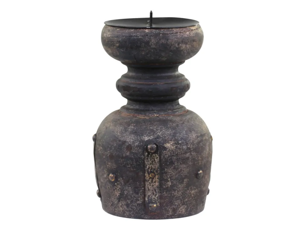Chic Antique Kerzenhalter Für Stumpenkerzen-Kerzenhalter aus Mangoholz