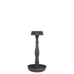 Chic Antique Kerzenhalter Für Stabkerzen-Kerzenständer Antik Schwarz