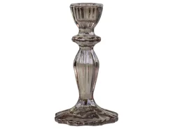 Chic Antique Kerzenhalter Für Stabkerzen-Kerzenständer aus Glas mit Spitzenkante