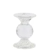 Chic Antique Weihnachtsdeko-Kerzenständer aus Glas
