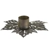 Chic Antique Weihnachtsdeko-Kerzenständer Blatt für Mini Stabkerze