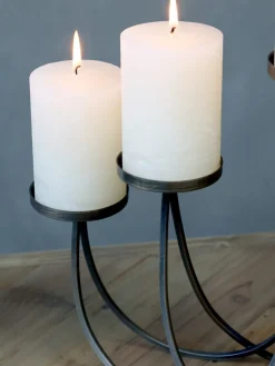 Chic Antique Kerzenhalter Für Stumpenkerzen-Kerzenständer für 5 Stumpenkerzen