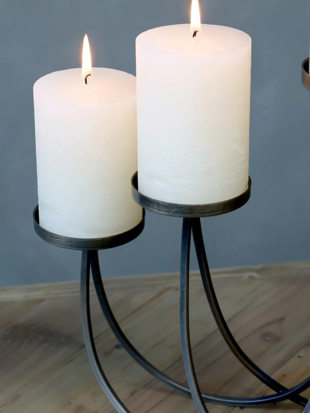 Chic Antique Kerzenhalter Für Stumpenkerzen-Kerzenständer für 5 Stumpenkerzen