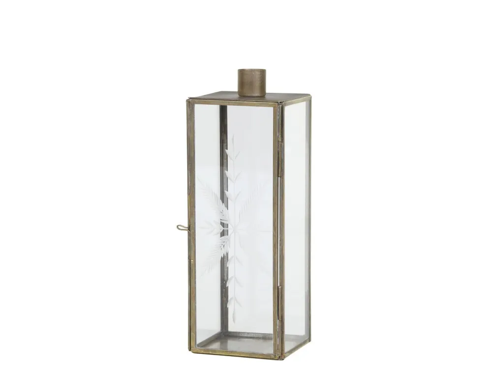 Chic Antique Weihnachtsdeko|Kerzenhalter Für Stabkerzen-Kerzenständer Glas und Metall mit Schliff