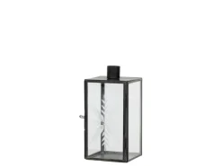 Chic Antique Weihnachtsdeko|Kerzenhalter Für Stabkerzen-Kerzenständer Glas und Metall mit Schliff