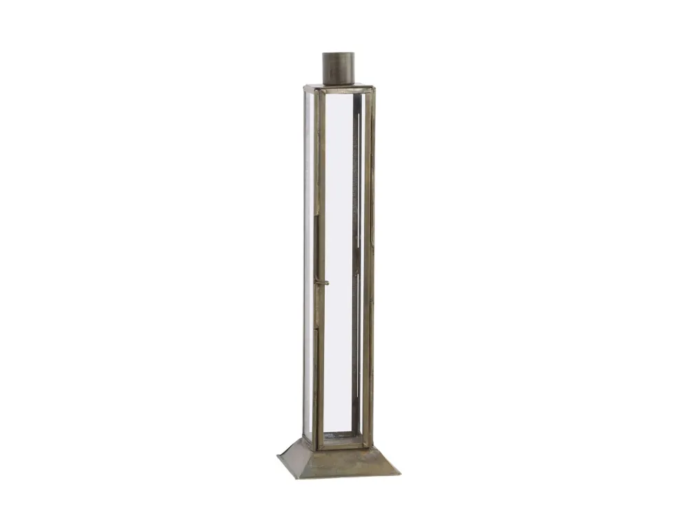 Chic Antique Weihnachtsdeko-Kerzenständer Laterne für Mini Stabkerzen