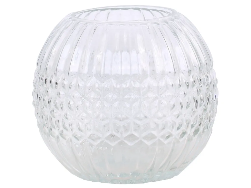 Chic Antique Vasen-Kugelvase mit Rillen