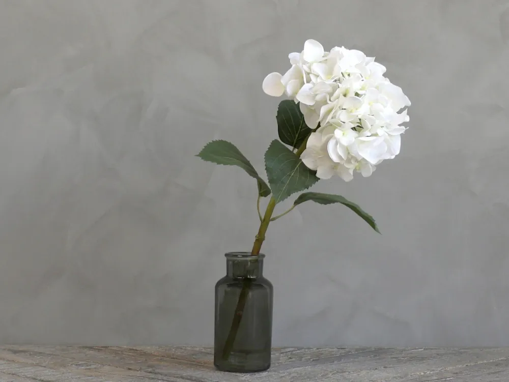 Chic Antique Kunstblumen & Kunstpflanzen-Kunstblume Hortensie mit Blätter