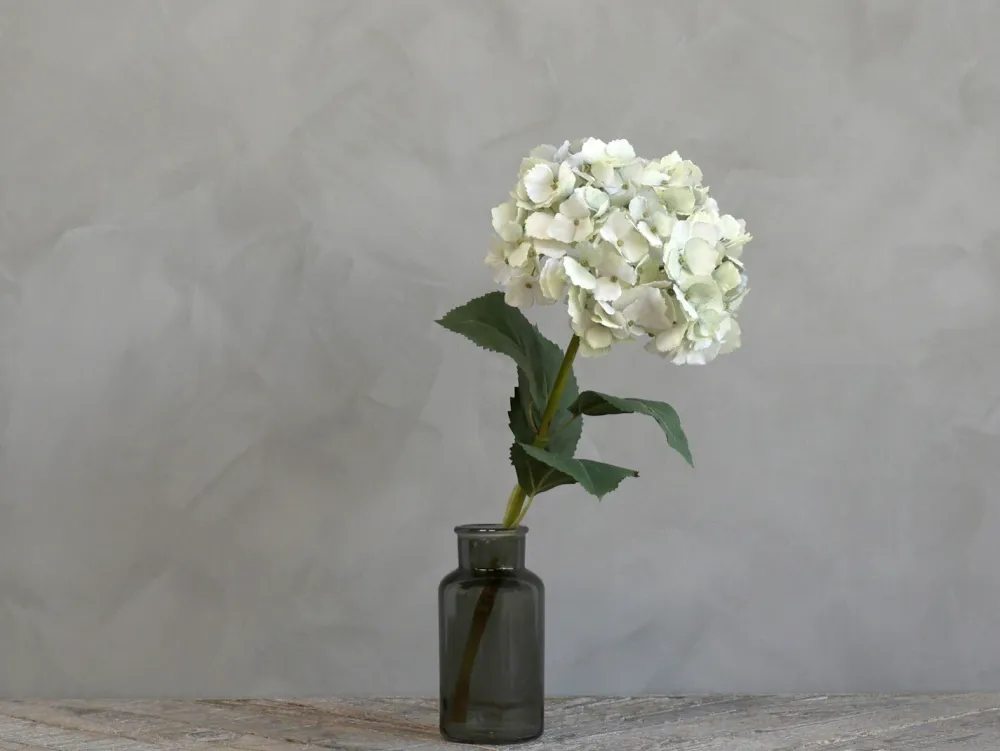 Chic Antique Kunstblumen & Kunstpflanzen-Kunstblume Hortensie mit Blätter