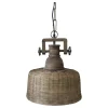 Chic Antique Deckenlampen-Lampe aus Rattangeflecht