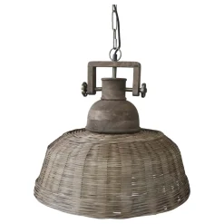 Chic Antique Deckenlampen-Lampe aus Rattangeflecht
