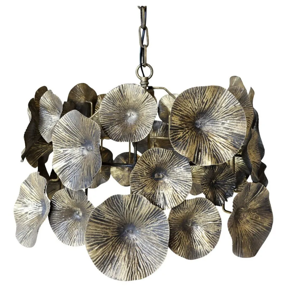 Chic Antique Deckenlampen-Lampe mit Blumen Dekor