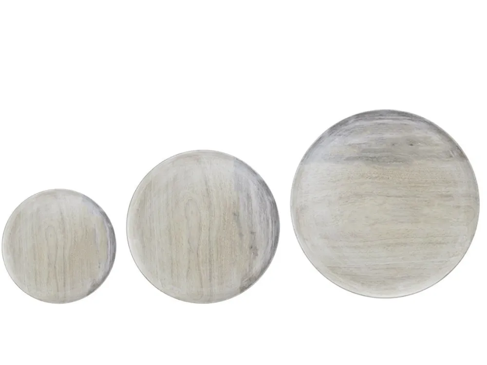 Chic Antique Tischsets|Servierplatten & Bretter-Laon Platzteller aus Mangoholz hell
