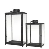 Chic Antique Laternen-Laterne 2er Set aus Metall