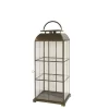 Chic Antique Laternen-Laterne mir Eisengitter