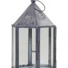 Chic Antique Laternen-Laterne mit Blumenmuster sechseckig