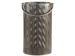 Chic Antique Windlichter-Laterne mit Fischgräten Muster