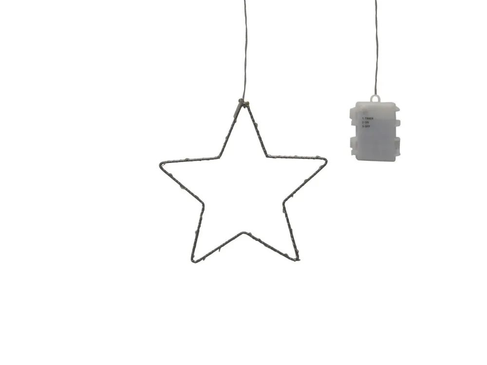 Chic Antique Weihnachtsdeko-LED Weihnachtsstern drinnen & draußen
