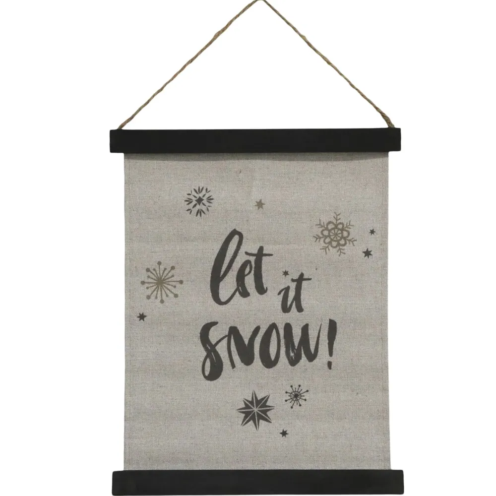 Chic Antique Bilderrahmen|Schilder, Wandbilder & Poster-Leinwandbild Let It Snow