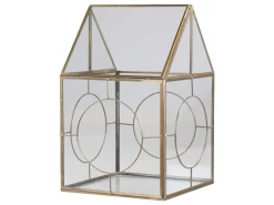 Chic Antique Lichthäuser, Keramik-Häuschen-Lichterhaus mit Dekor