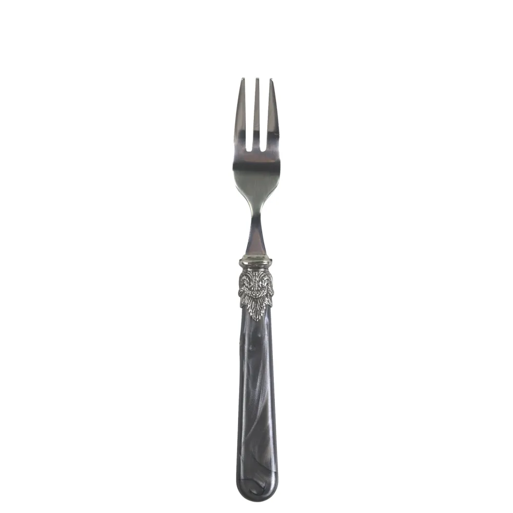 Chic Antique Besteck|Geschirr & Tischdeko Skandinavisch-Linas Kuchengabel mit silber Deko