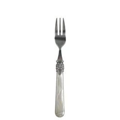 Chic Antique Besteck|Geschirr & Tischdeko Skandinavisch-Linas Kuchengabel mit silber Deko
