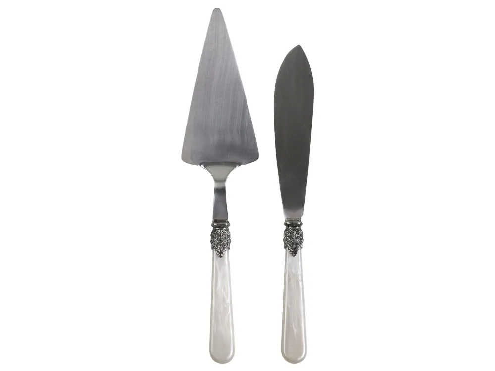 Chic Antique Besteck|Küchenbesteck-Linas Tortenheber & Kuchenmesser 2er-Set