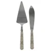 Chic Antique Besteck|Geschirr & Tischdeko Skandinavisch-Linas Tortenheber und Kuchenmesser mit Muster im Set