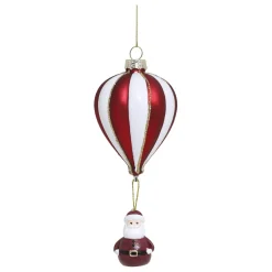 Chic Antique Weihnachtsdeko-Luftballon mit Weihnachtsmann zum Aufhängen