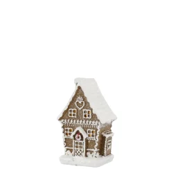 Chic Antique Lichthäuser, Keramik-Häuschen|Led-Kerzen & Led-Laternen-Noël Lebkuchenhaus mit LED
