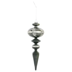 Chic Antique Weihnachtsdeko-Ornament aus Glas mit Glitzer