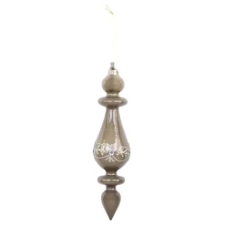 Chic Antique Weihnachtsdeko-Ornament aus Glas mit Glitzer