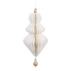Chic Antique Dekohänger & Girlanden|Weihnachtsdeko-Ornament aus Papier mit Holzperle